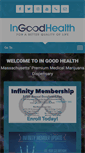 Mobile Screenshot of ingoodhealthma.com